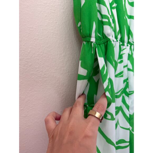 Lilly Pulitzer Target Boom Boom Green V-neck Sleeveless Jumpsuit Size Small - Picture 6 of 8